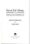 Never Eat Alone, Expanded and Updated
